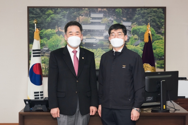 신임 대구강서소방서장 의회방문
