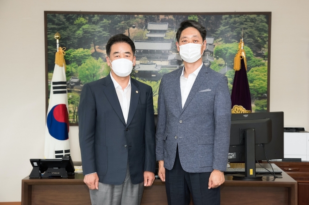 이선균 신임 달성경찰서장 의회방문
