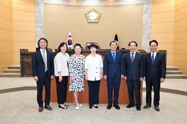 달성문화재단 신임 대표이사 의회방문