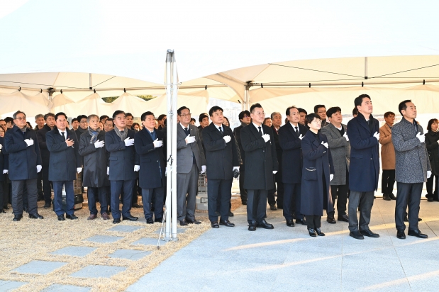 신년 충혼탑 참배