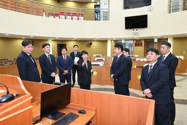 달성청년회의소 신임 회장단 의회방문